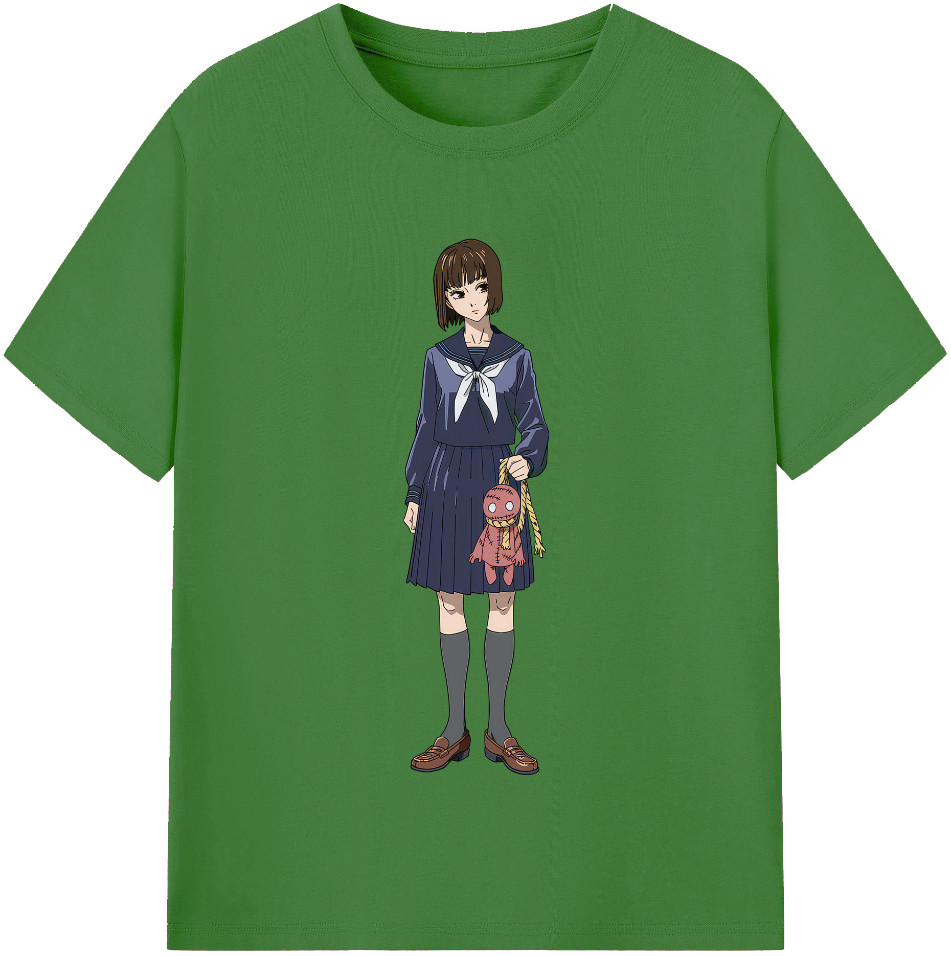 （画像用） 呪術廻戦 Jujutsu Kaisen レディースカジュアルプリントTシャツ（綿100％）